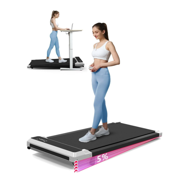 MANBAOUT Walking Pad Treadmill with Incline,Under Desk Treadmill with Incline 2 in 1 for Walking and Jogging